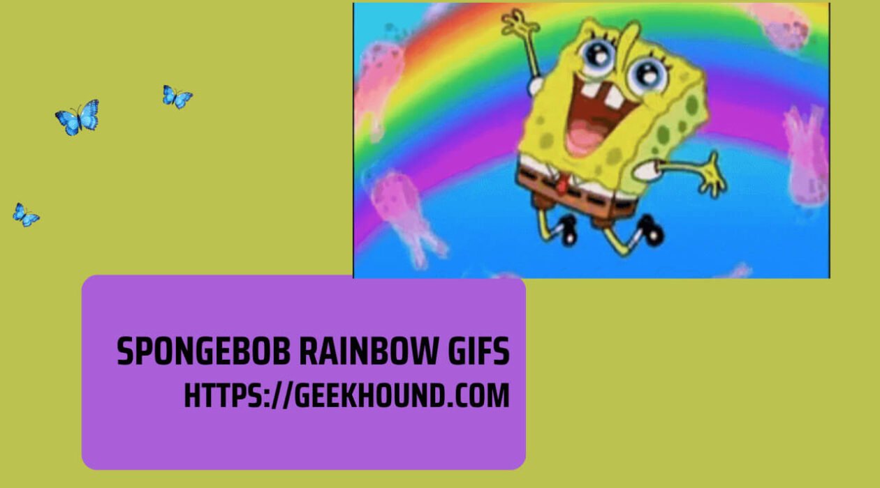 spongebob rainbow gifs