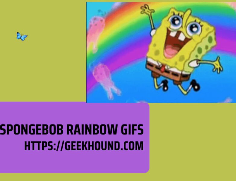 spongebob rainbow gifs